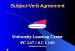 Subject verb agreement-(revised
