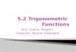 5.2.1 trigonometric functions