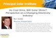 As Coal Dims, Will Solar Shine? Perspective on a Changing Electricity Industry