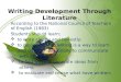 Writing development through literature : Stages and Elements of