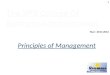 Presentation on all the 4 principles of Management used by Divya bhaskar