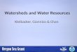Oregon Sea Grant watersheds and water resources activities