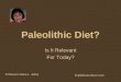 Paleolithic diets