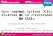 9as Jornadas Bibliotecarias de la Universidad de Chile