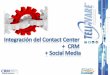 Taller Los Centros de Contacto: un ambiente natural de CRM - Social Media. Parte 2