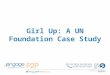 Small World Labs and UN Foundation Present a Girl Up Case Study