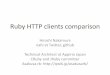 Ruby HTTP clients comparison