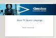 Addmi 10.5-basic query-language