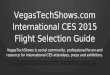 International CES 2015 Flight Selection and Reservation Guide