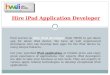 Hire iPad Application Developer