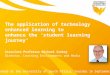 The application of technology enhanced learning