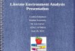 Literate environment analysis_presentation