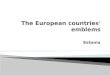 The european countries' emblems - ESTONIA