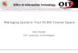 Managing Quota in ELMS (Blackboard)