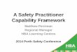 Matthew Perriman - HBA Learning Centres - The safety practitioner capability framework
