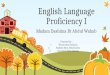 English language proficiency 1