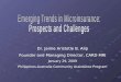 Emerging Trends in Microinsurance: Prospects and Challenges