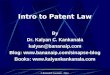 Intro to Patent Law