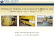 Petroleum engines and generators, natural gas generators, etc. august 2011