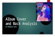 Katy perry album cover and back analysis