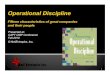 Operational Discipline: 15 Characteristics of great companies and their people