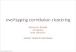 Overlapping correlation clustering