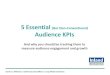 Five Essential (but Non-Conventional) Audience KPIs