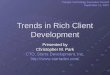 Trends in Rich Client Development