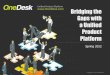 OneDesk Overview - Bridging the Gaps with a Unified Product Platform