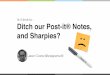 Is it time to ditch our Post-it™ Notes and Sharpies?