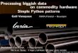 Processing biggish data on commodity hardware: simple Python patterns