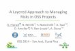 A layered approach to risk management in OSS projects - presented at OSS 2014