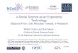 e-Social Science as an Experience Technology: Distance From, and Attitudes Toward, e-Research