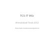 TCS IT Wiz Ahmedabad 2012