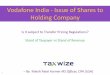 Vodafone, issue of shares (transfer pricing) bombay high court
