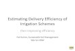 16 Aug-2013 - Hulme - Estimating the delivery efficiency of irrigaton schemes