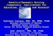 Genetics/Genomics Nursing Competency PowerPoint II
