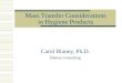 Mass Transfer Considerations in Hygiene Products