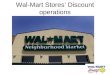 Wal-Mart Stores’ Discount operations