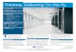 Thinking, Delivering On-the-fly - Data Center Mechanical Installation