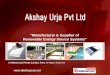 Akshay Urja Private Limited Maharashtra  India