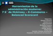7 S´ de Mckinsey – E-Commerce – Balanced Scorecard