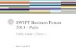 SWIFT Business Forum Paris 2013 - Table ronde Titres