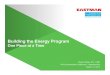 Building the Energy Program One Piece at a Time