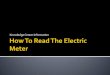 Kc how to read the electric meter