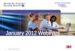 3M Infection Prevention Education Network |  January 2012 Webinars