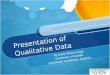 Slideshare   Presentation of Qualitative Data