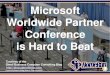 Microsoft Worldwide Partner Conference is Hard to Beat (Slides)