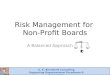 Risk  Management for Non-Profit Boards