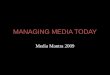 Managing Media Today